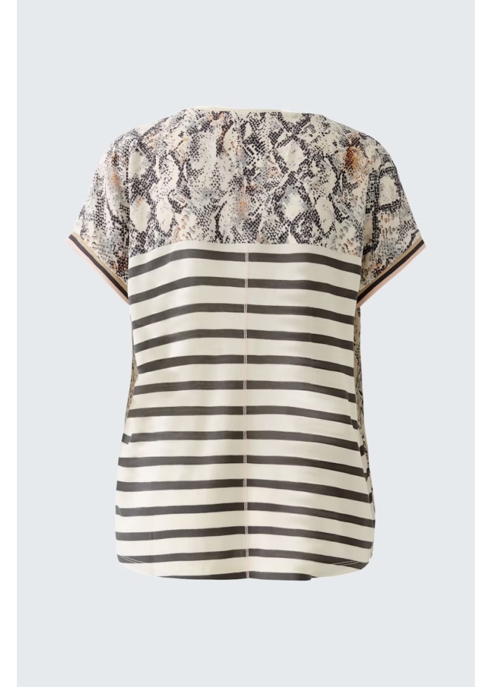 Oui | Snake Print Top