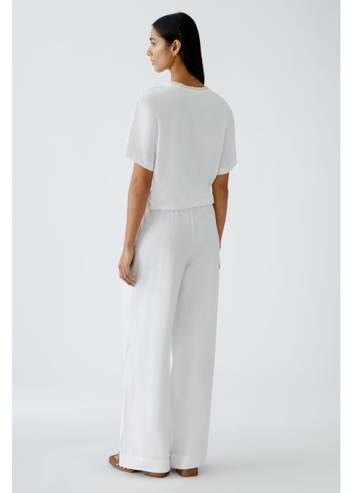 Oui | Linen Blend Top