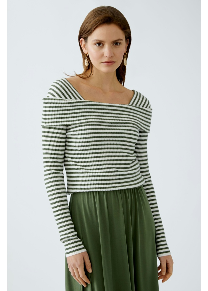 Oui | Stripe Top