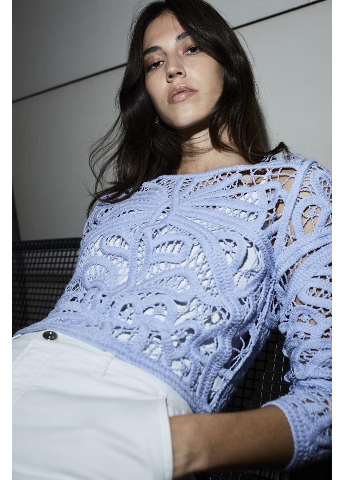 Oui | Crochet Top