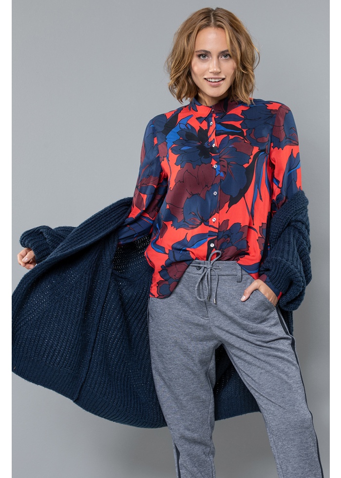 Abstract flower shirt