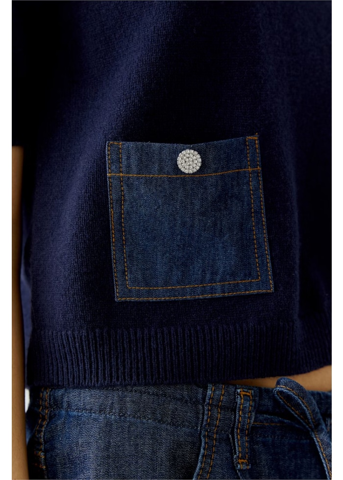 Oui | Diamante Detail Jumper