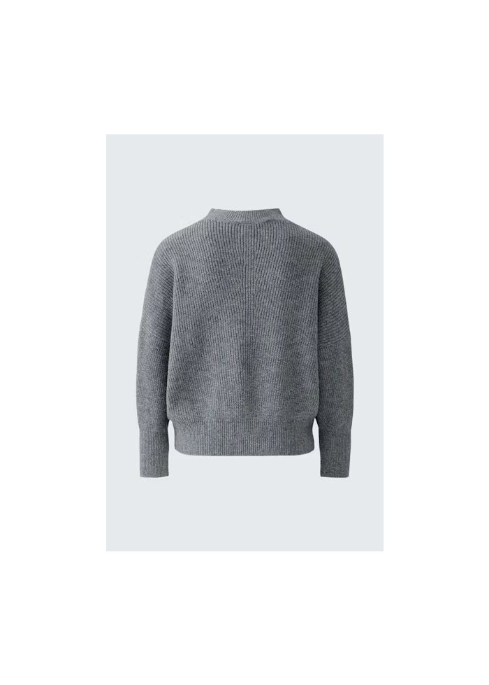Oui | Turtle Neck Ribbed Knit Jumper
