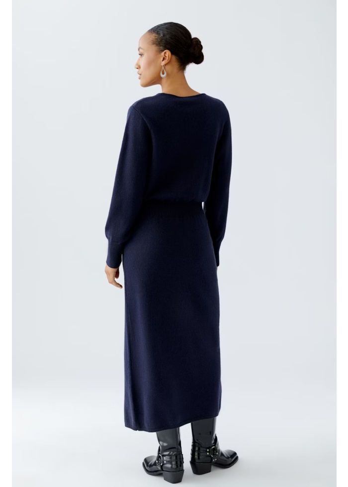 Oui | Navy Knitted Dress