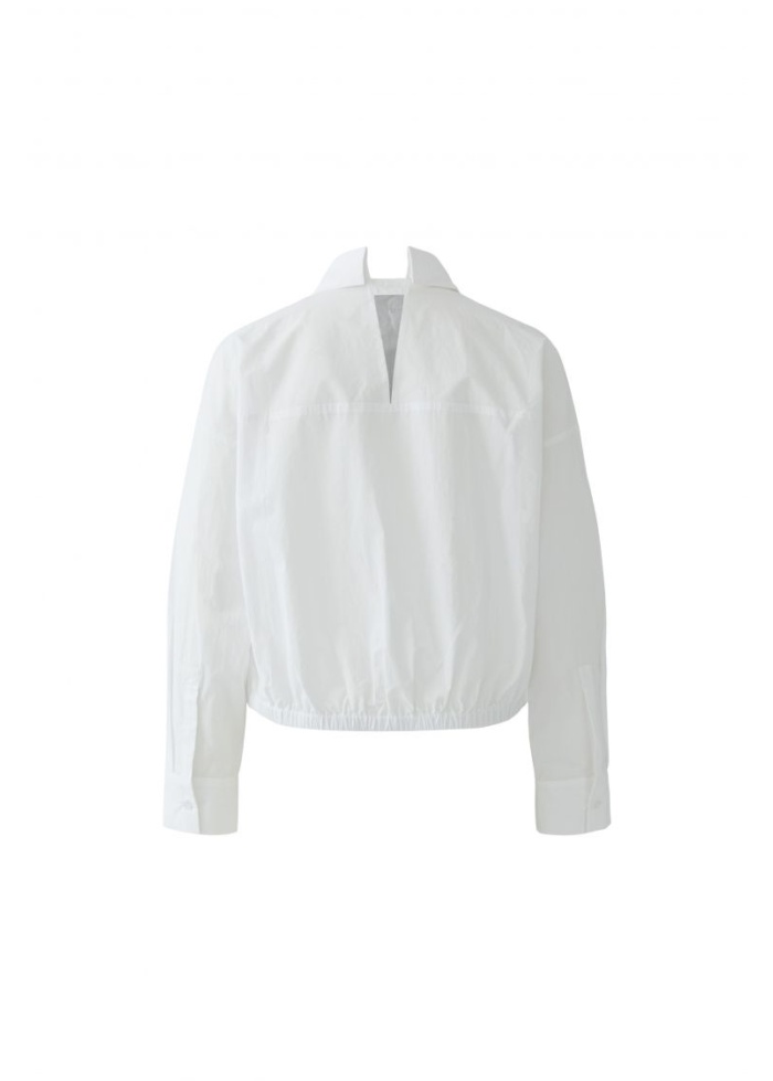 Oui | Short White Shirt