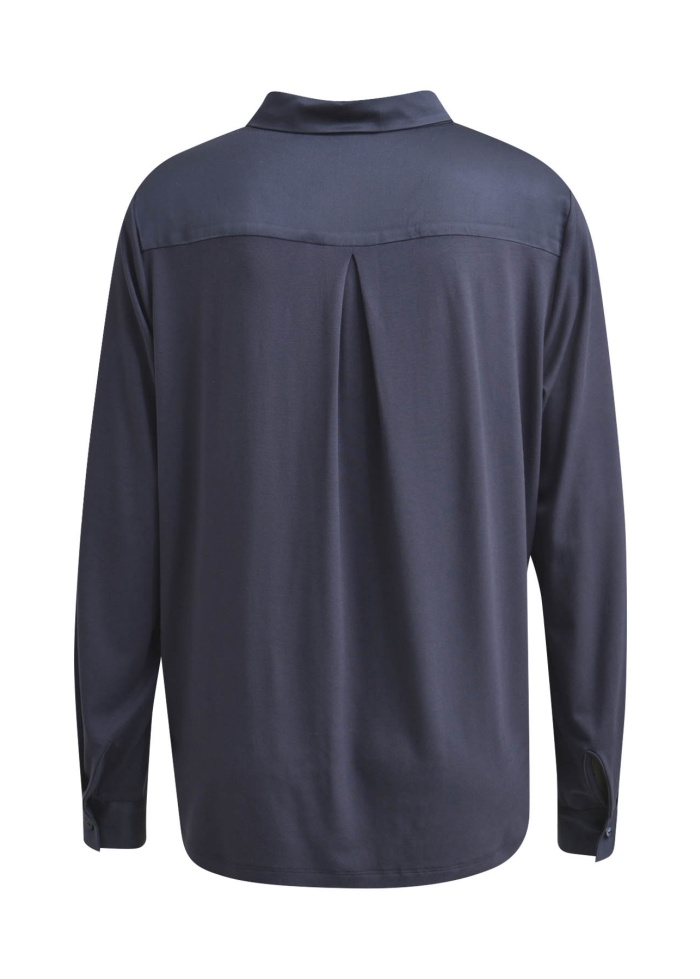 Milano | Silky Navy Shirt