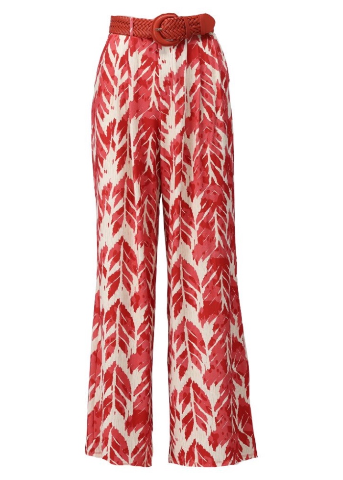 KDesign | Leaf Print Trousers