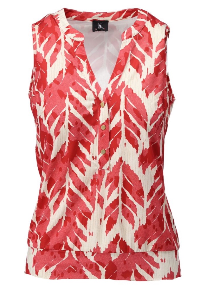 KDesign | Leaf Print Top