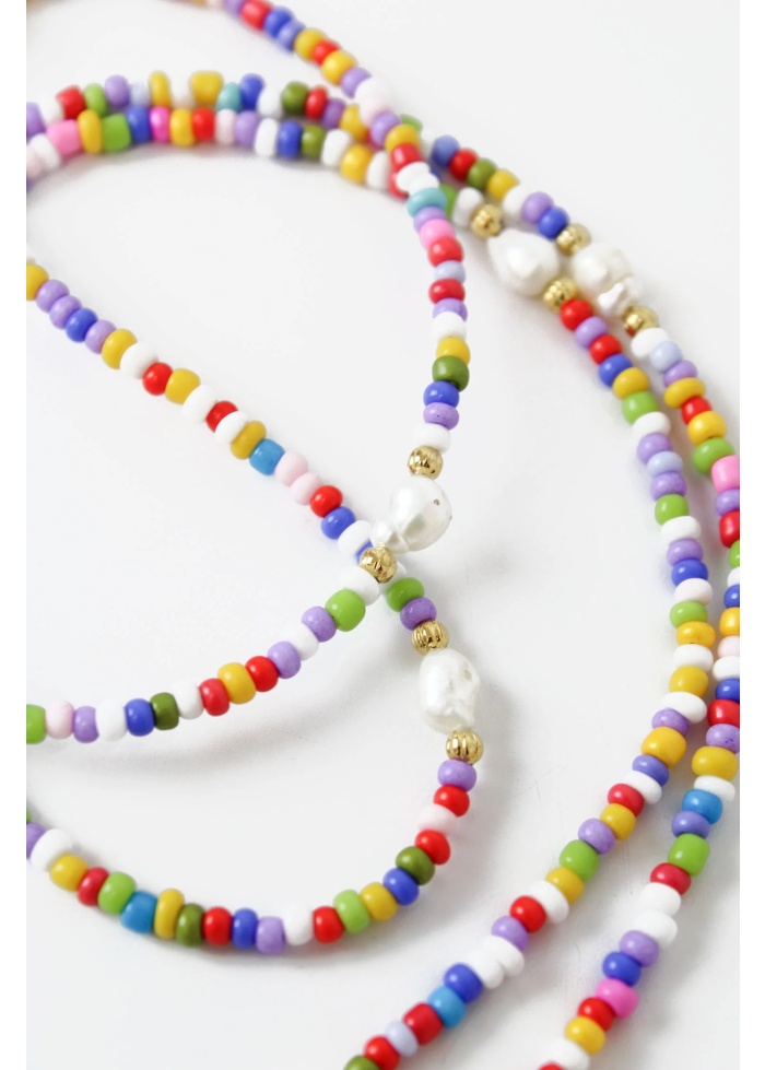 MyDoris | Rainbow Pearl Sun Glass Chain