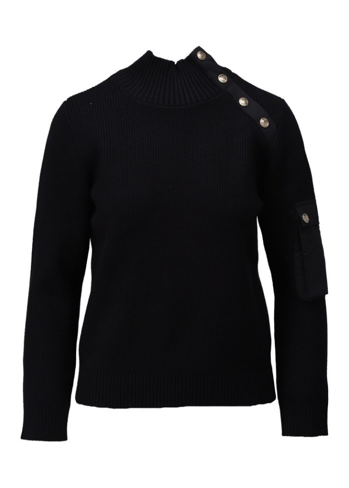 KDesign | Black Military Jumper