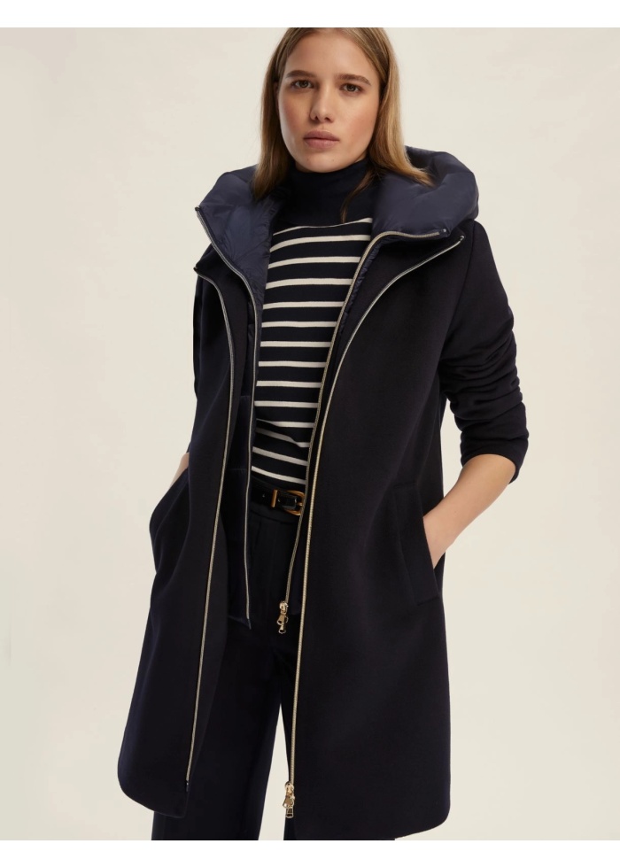 Emme | Bacio Navy Coat