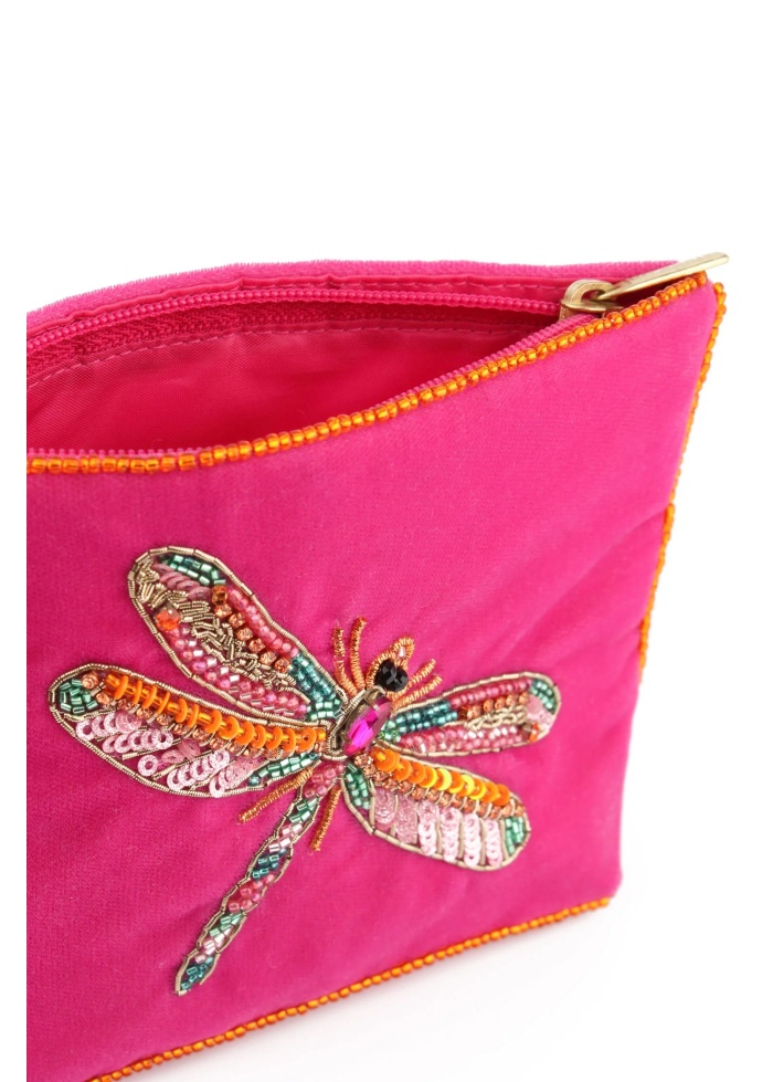MyDoris | Pink Dragonfly Small Pouch