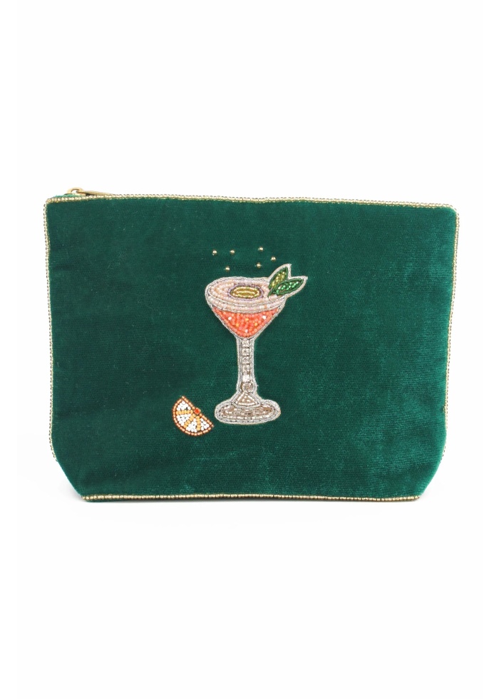 MyDoris | Martini Cocktail Green Medium Pouch