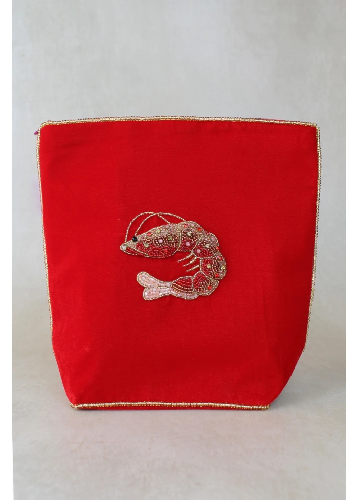 MyDoris | Prawn Make Up Bag 