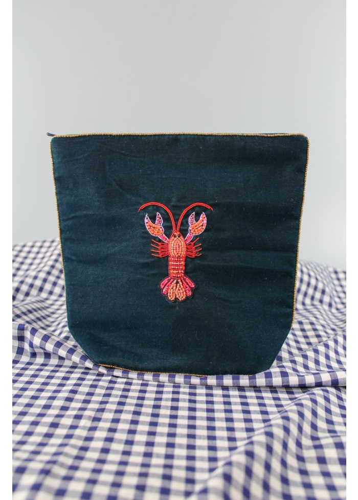 MyDoris | Lobster Beaded Cosmetics Bag