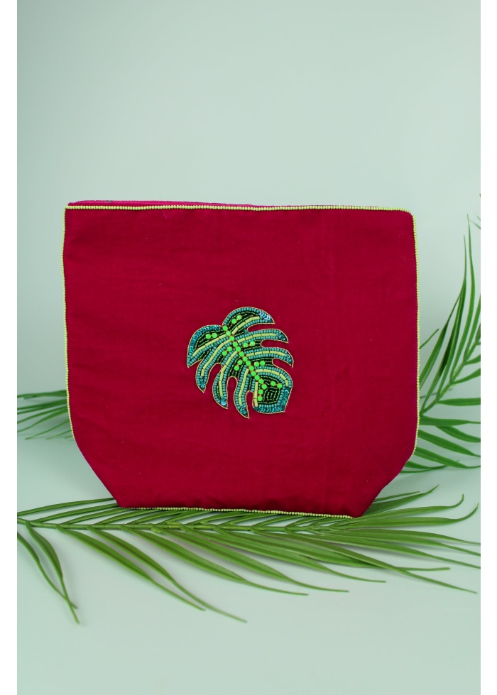 MyDoris | Tropical Leaf Make-Up Bag