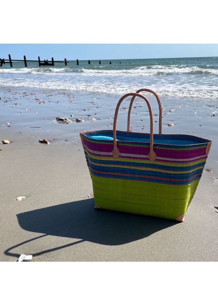 BasketBasket | Mery Drawstring Basket Lime