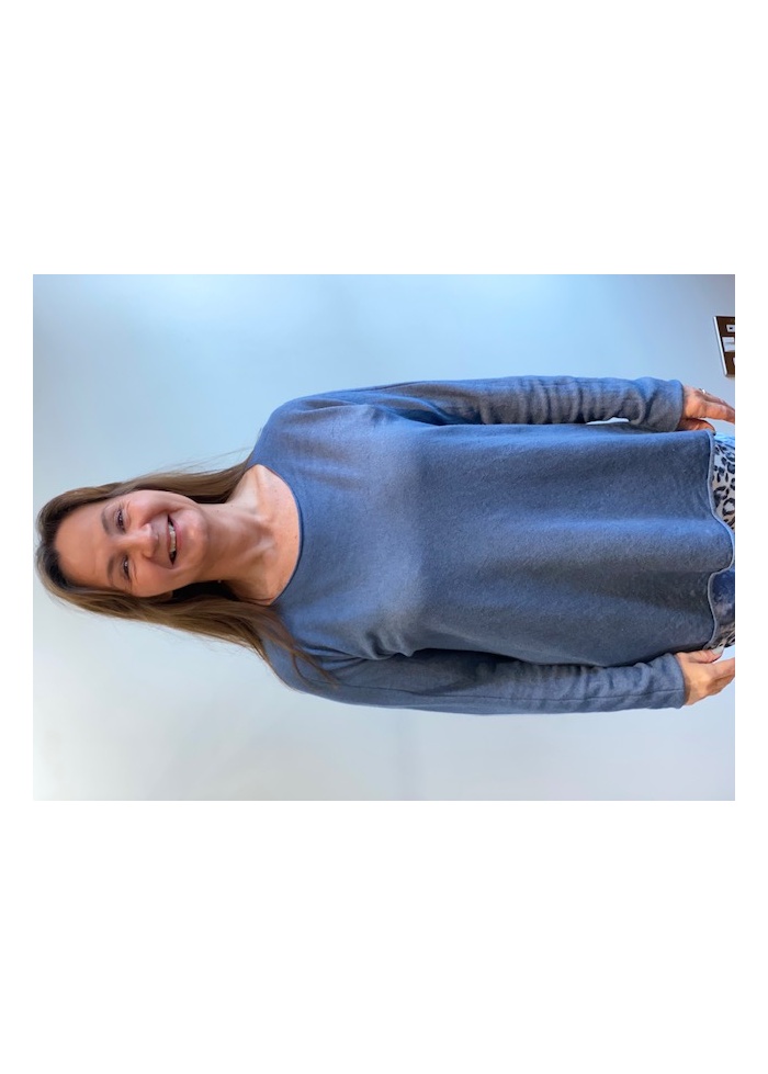 Lulu | Blue Roundneck Jumper