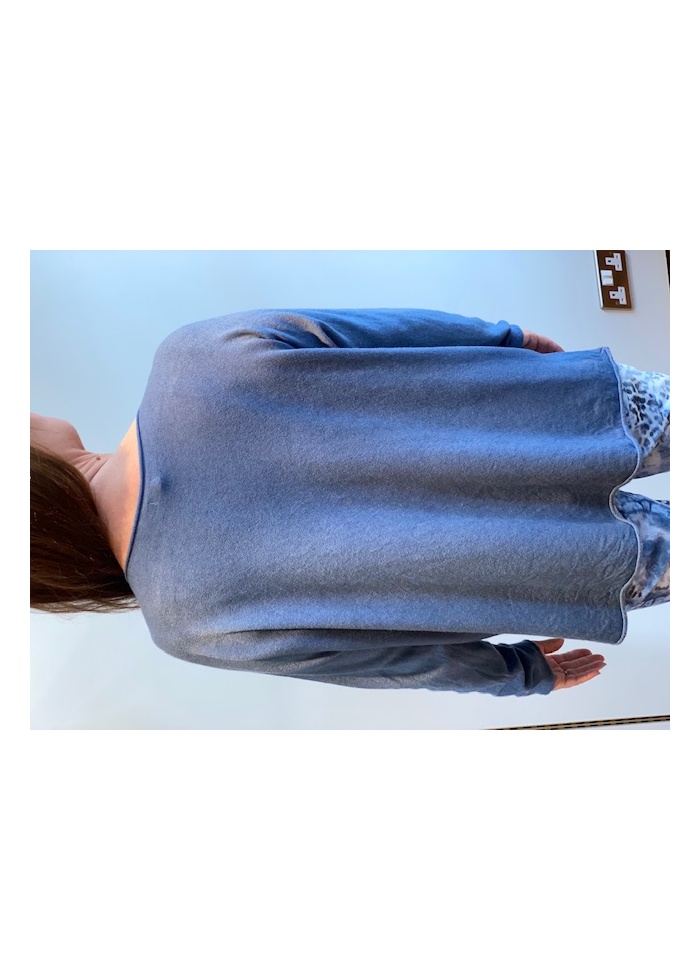 Lulu | Blue Roundneck Jumper