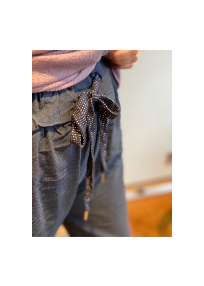 Lulu | Navy Casual Trousers