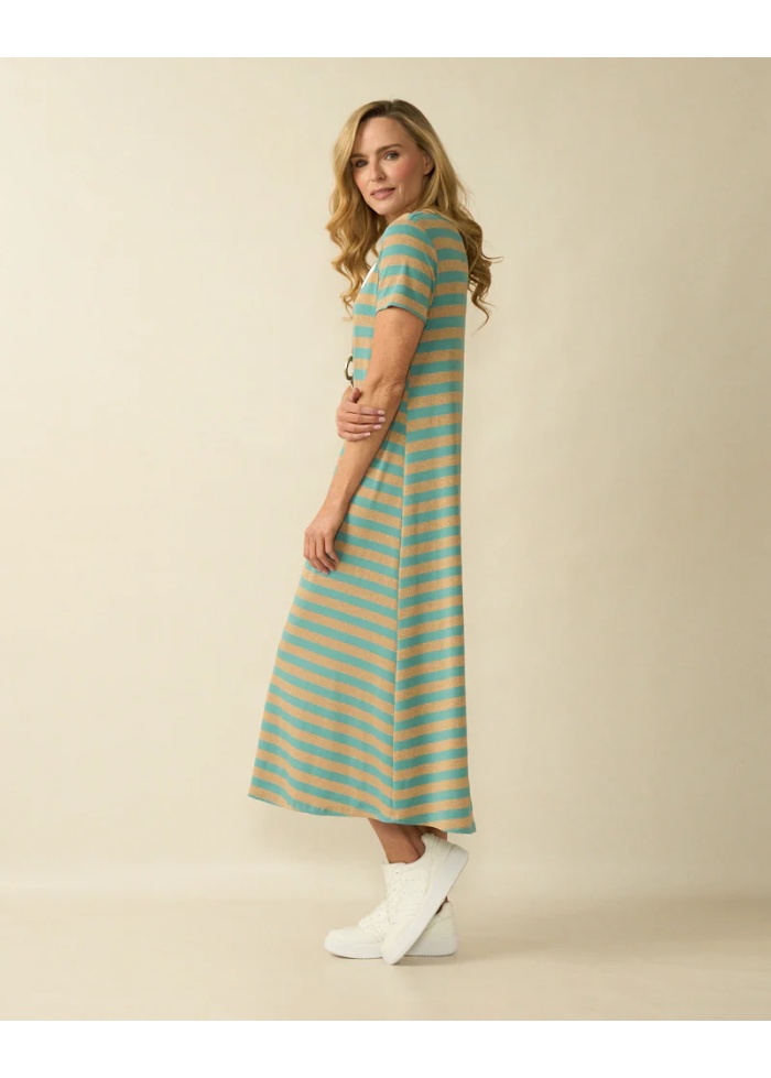 Deck | Stripe Maxi Dress
