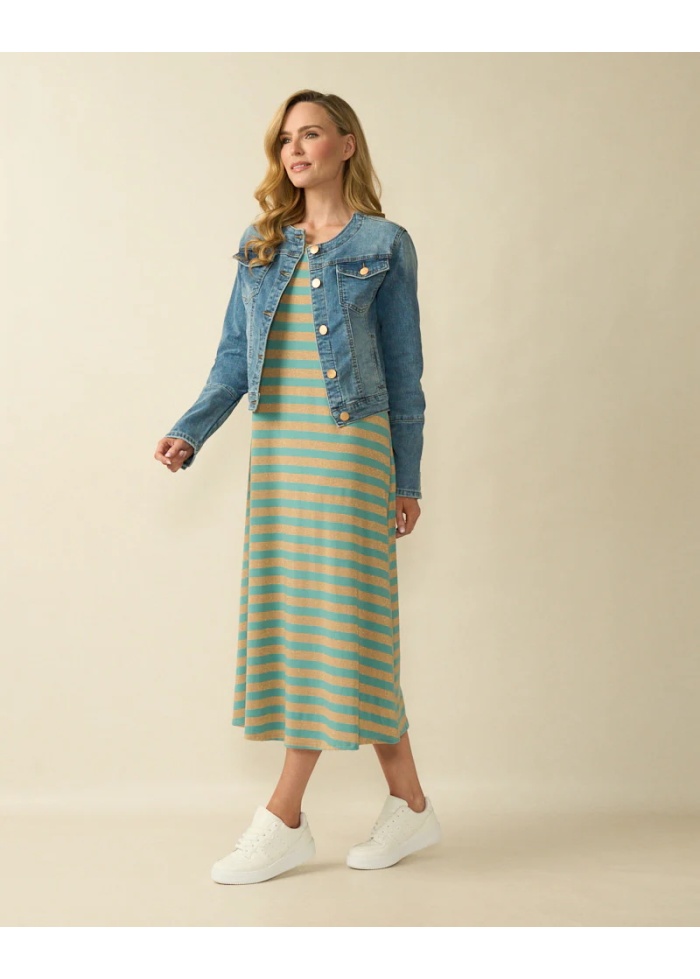 Deck | Stripe Maxi Dress