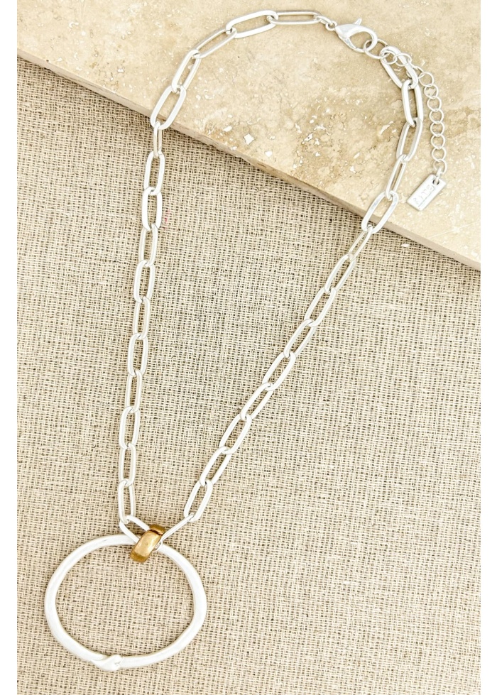 Envy | Circle Pendant Necklace