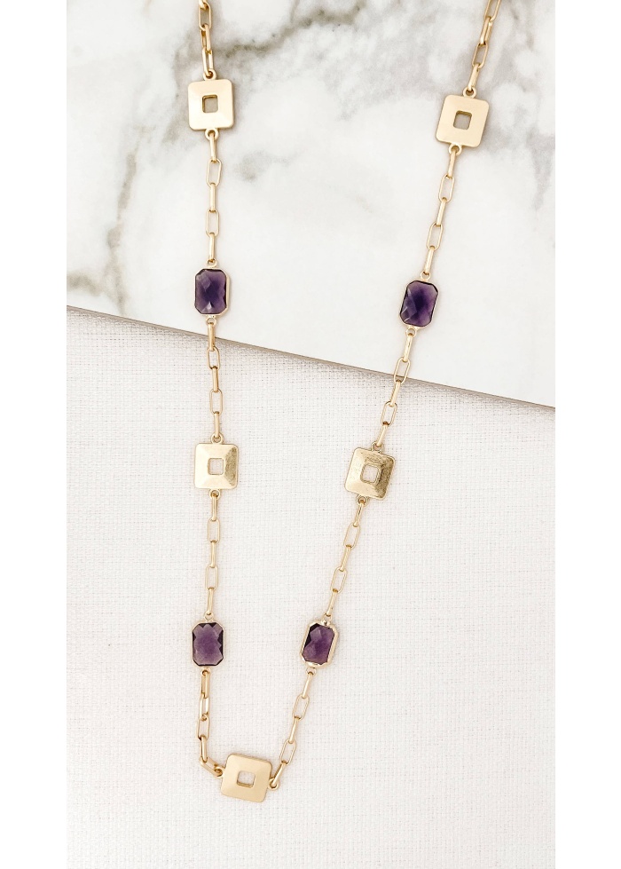 Envy | Long Stone Necklace