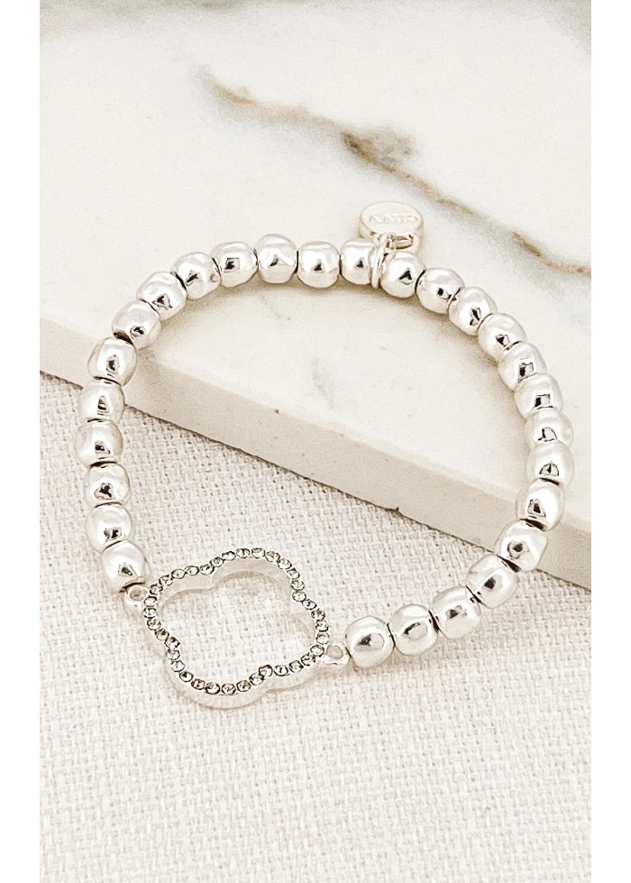 Envy | Beaded Clover Bracelet