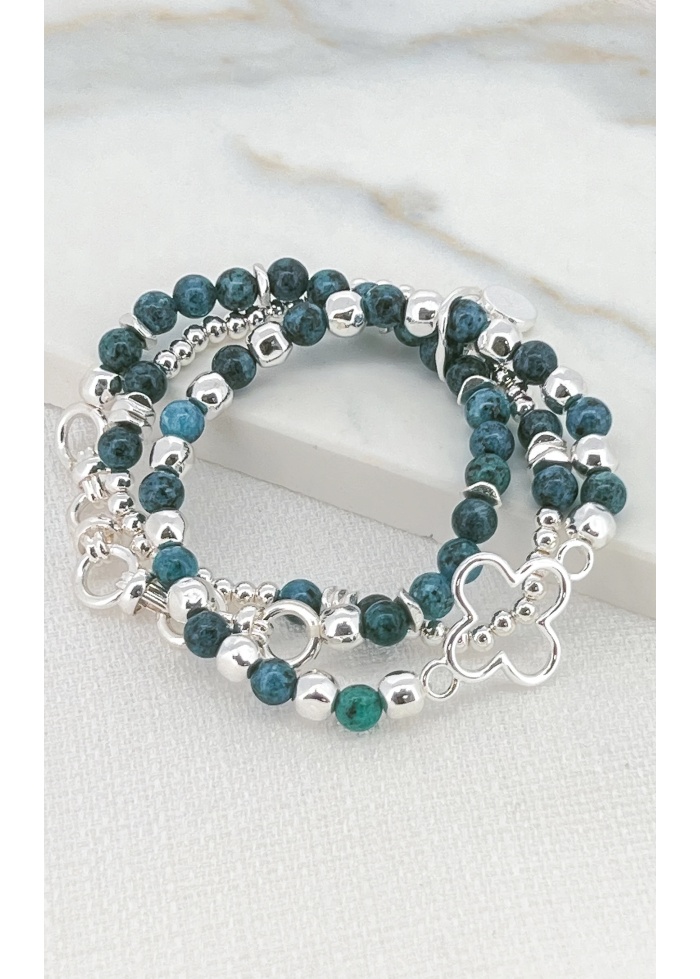 Envy | Triple Bead Bracelet