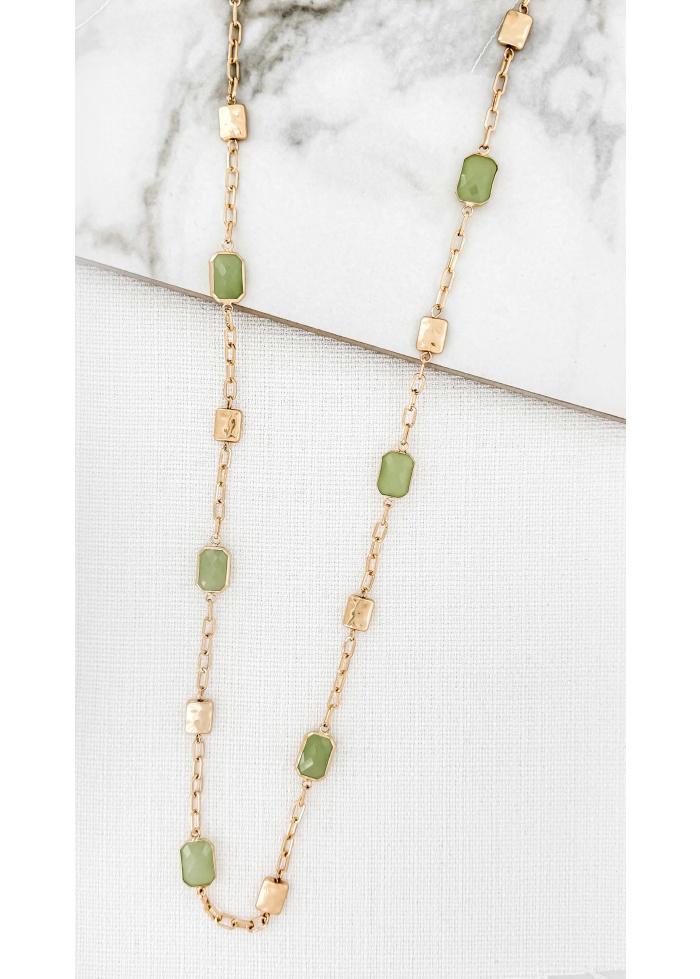 Envy | Green Glass Necklace