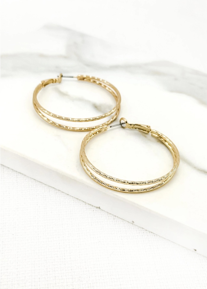 Envy | Double Hoop Earring