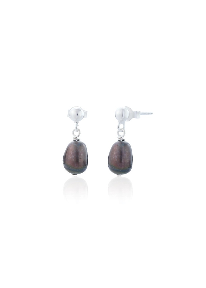 Spoke | Marisol Black Pearl Drop Earrings