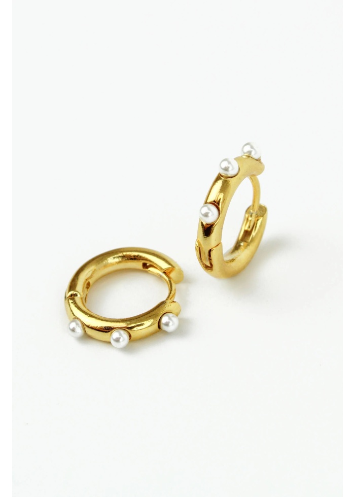 MyDoris | Pear Hoop Earrings