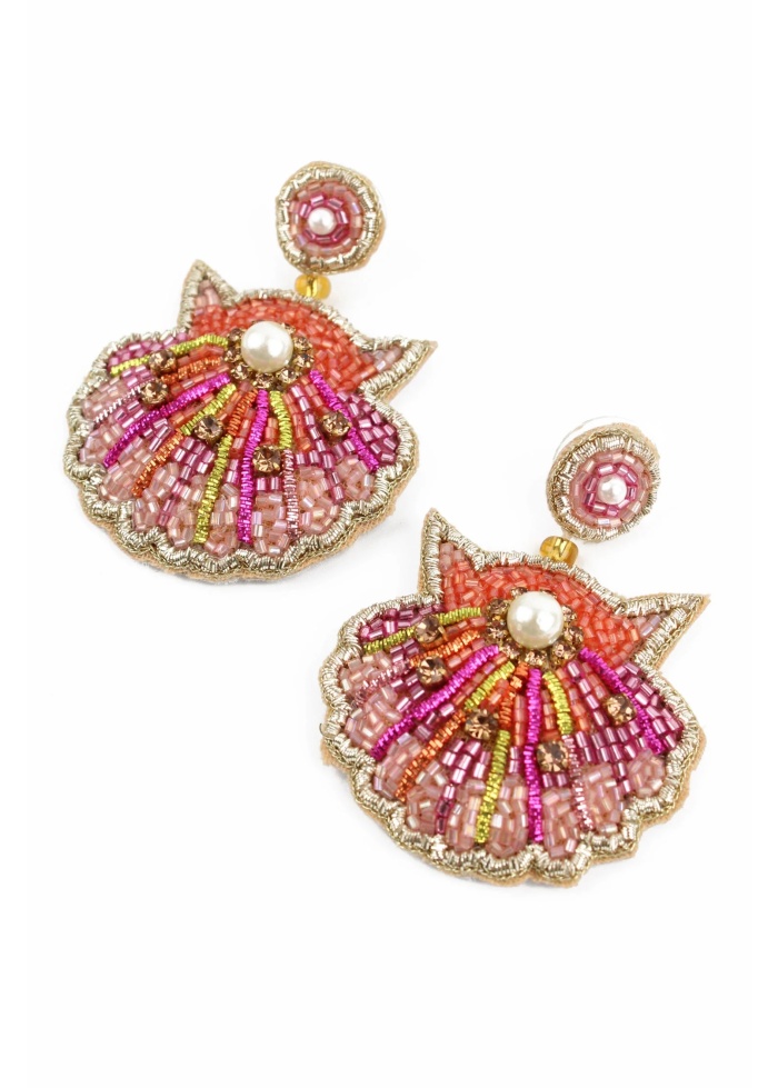 MyDoris | Pink Shell Earrings