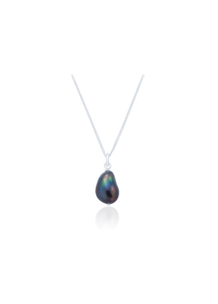 Spoke | Noah Black Pearl Necklace