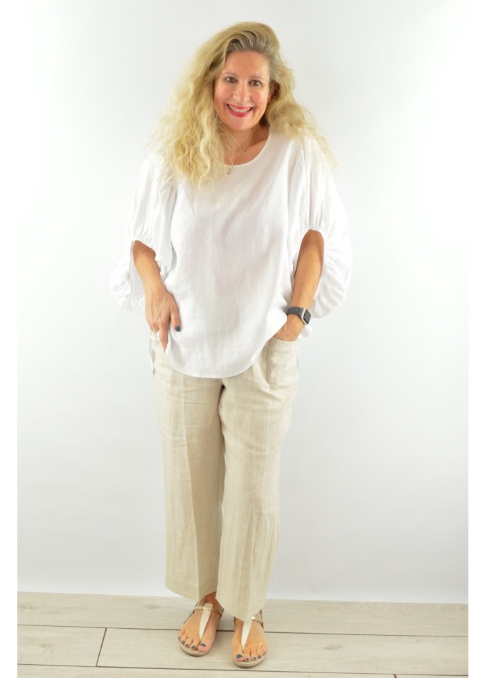 Foil | Eb & Flow Linen Top