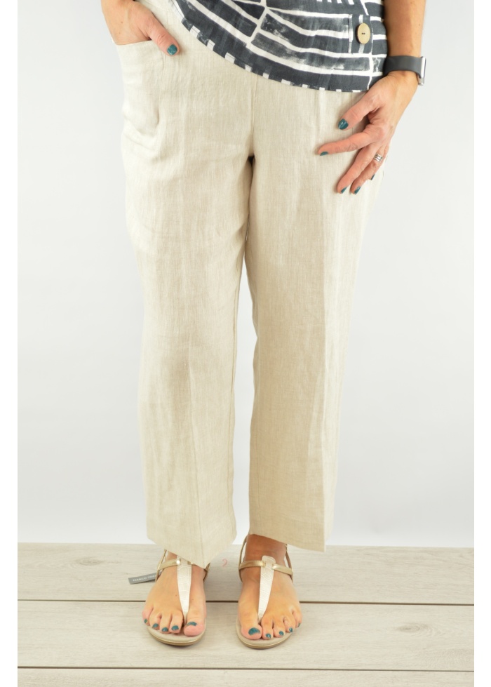 Foil | Straight Line Crop Trousers