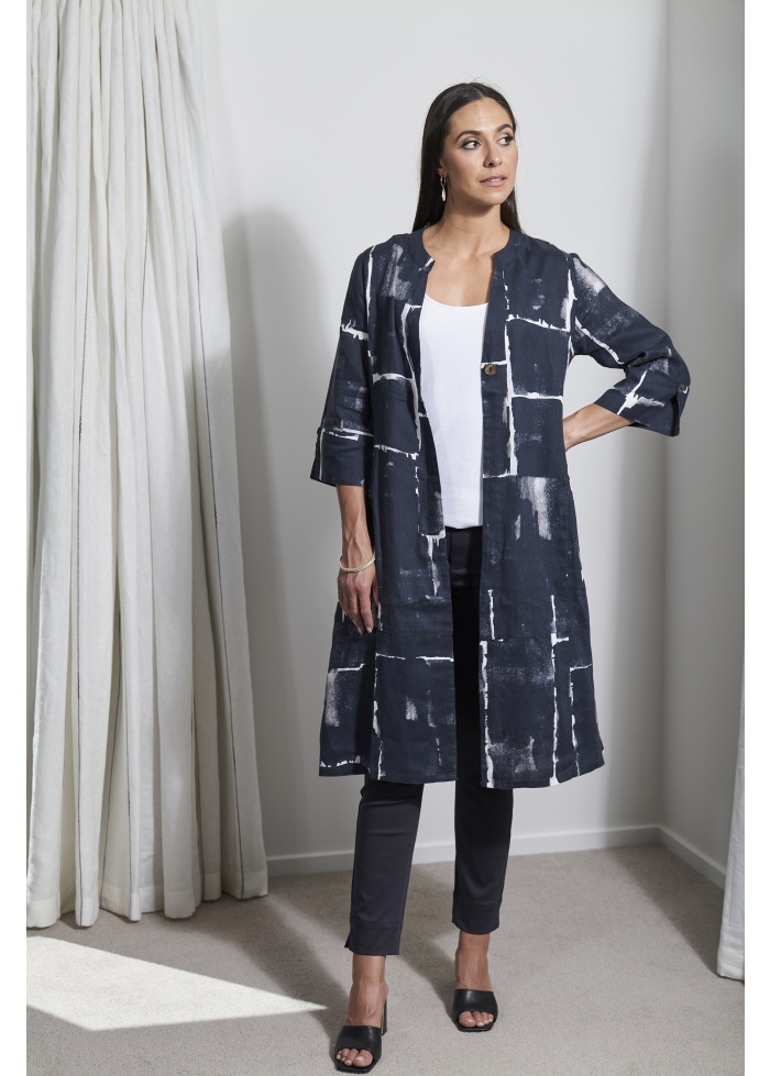 Foil | Second Nature Linen Duster