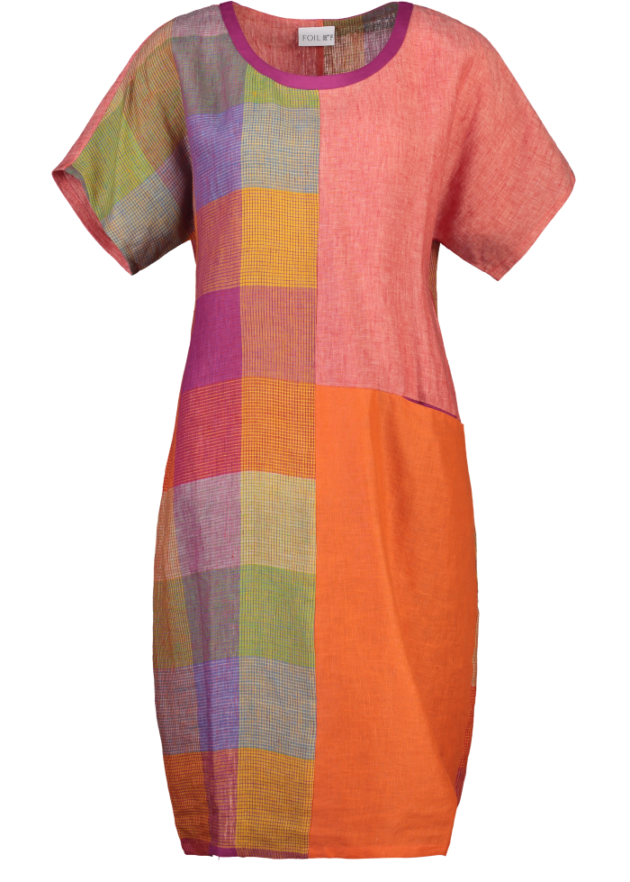 Foil | Three Is Company Linen Dress