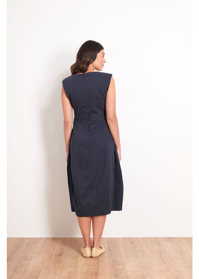 Foil | Believe The Hype Trapeze Dress Navy