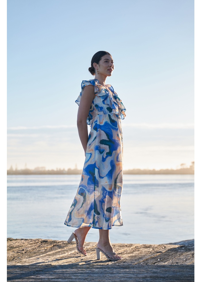 Foil | Paradise Marble Dress