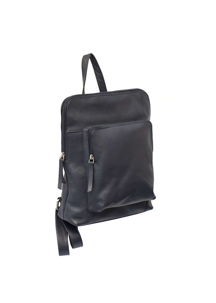 Firelog | Backpack Navy Leather