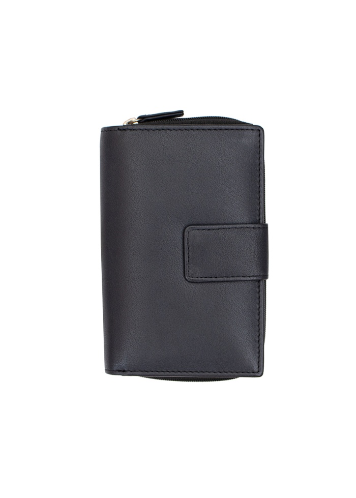 Firelog | Black Leather Purse