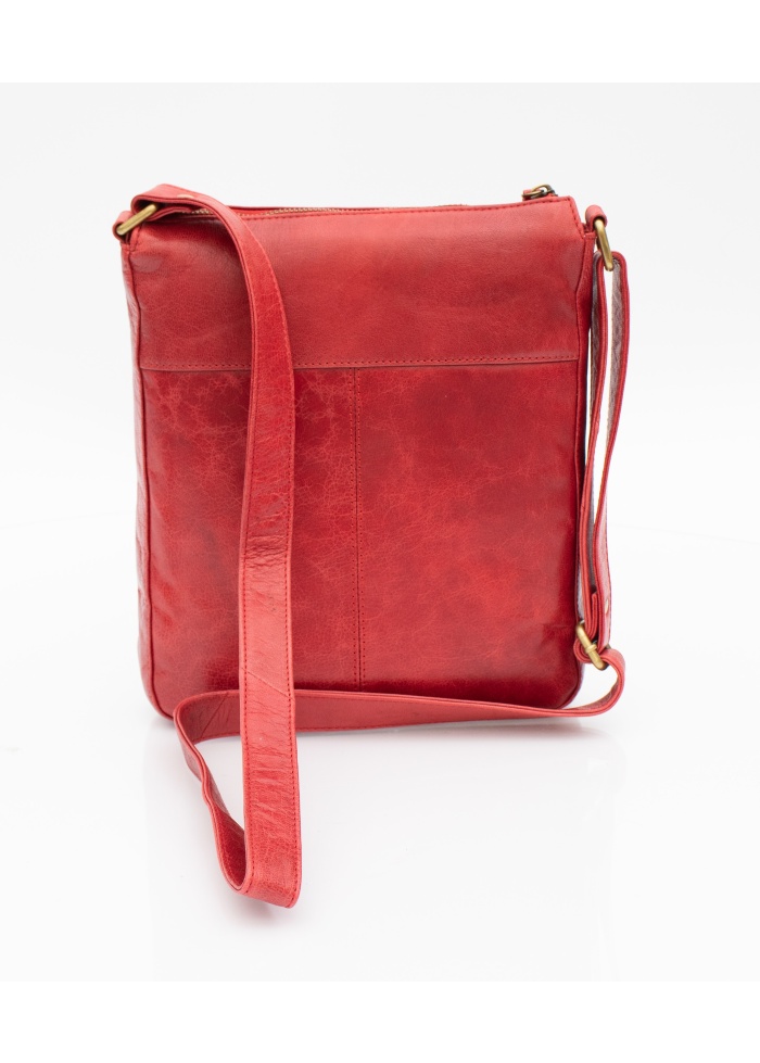 Firelog | Crossbody Bag Red Leather