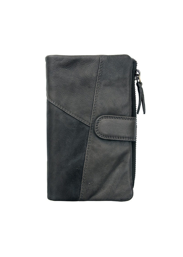 Firelog | Soft Leather Black Purse 