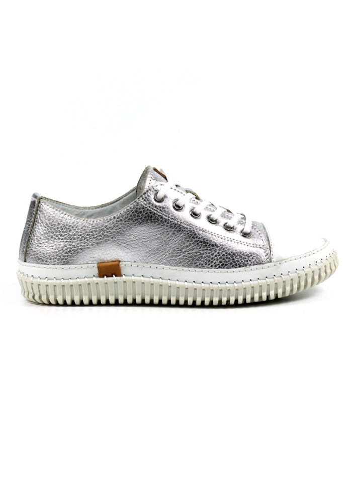 Lunar | Starlet Silver Leather Shoes