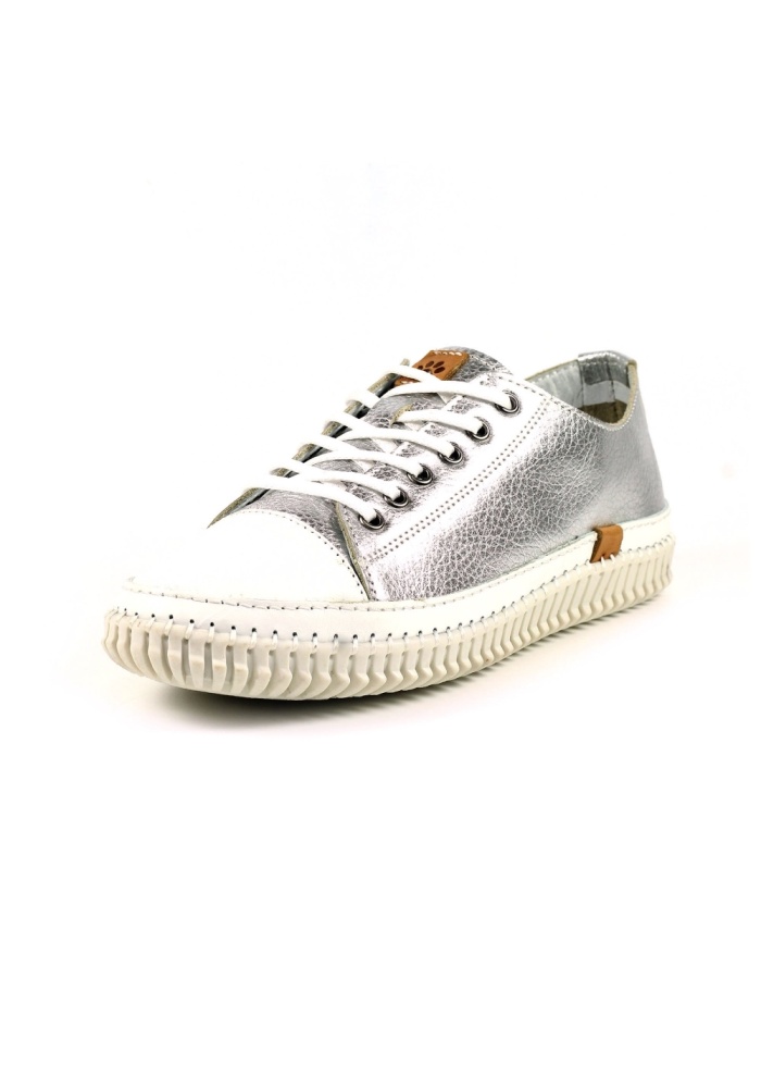 Lunar | Starlet Silver Leather Shoes