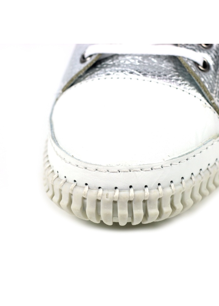 Lunar | Starlet Silver Leather Shoes