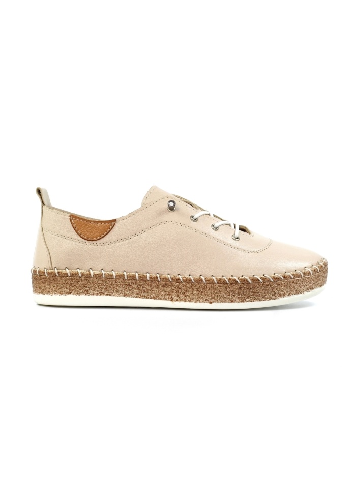 Lunar | Evie Cream Leather Shoe